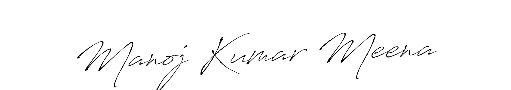 Use a signature maker to create a handwritten signature online. With this signature software, you can design (Antro_Vectra) your own signature for name Manoj Kumar Meena. Manoj Kumar Meena signature style 6 images and pictures png