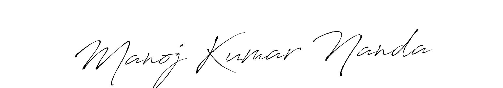 Antro_Vectra is a professional signature style that is perfect for those who want to add a touch of class to their signature. It is also a great choice for those who want to make their signature more unique. Get Manoj Kumar Nanda name to fancy signature for free. Manoj Kumar Nanda signature style 6 images and pictures png