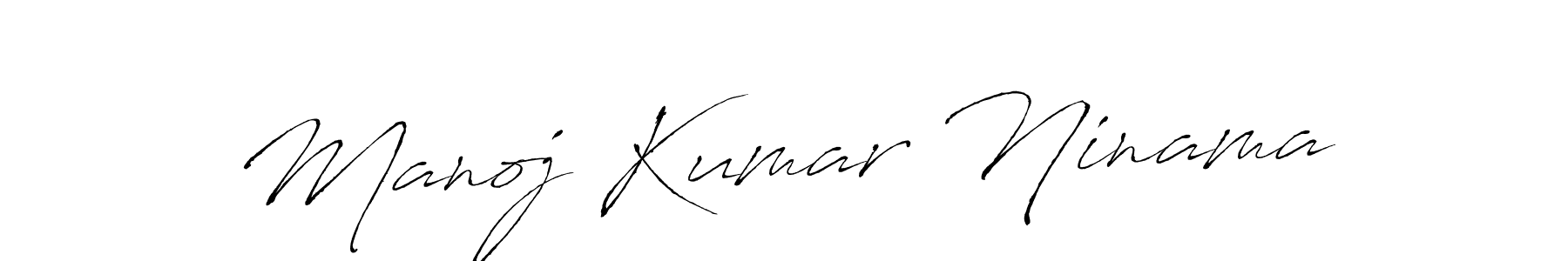 Create a beautiful signature design for name Manoj Kumar Ninama. With this signature (Antro_Vectra) fonts, you can make a handwritten signature for free. Manoj Kumar Ninama signature style 6 images and pictures png