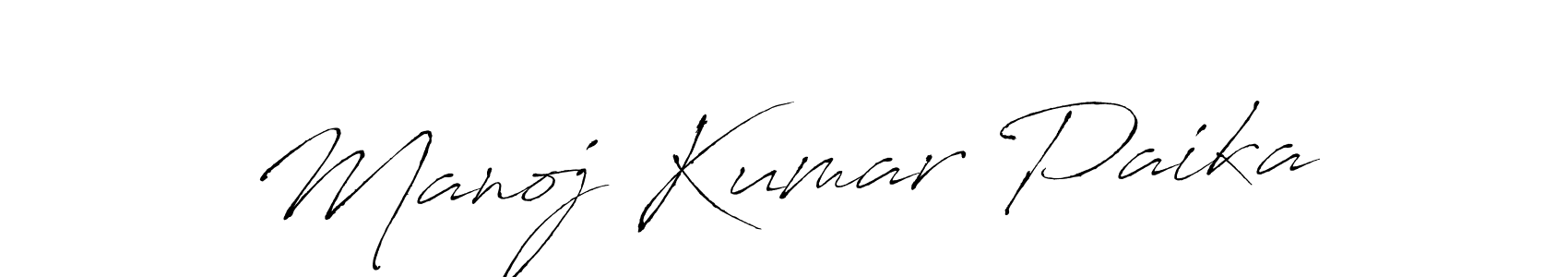 Also we have Manoj Kumar Paika name is the best signature style. Create professional handwritten signature collection using Antro_Vectra autograph style. Manoj Kumar Paika signature style 6 images and pictures png