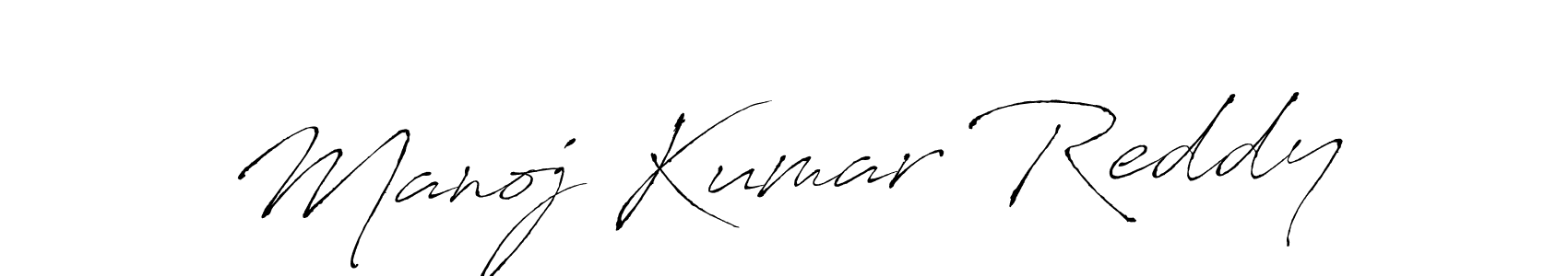 Use a signature maker to create a handwritten signature online. With this signature software, you can design (Antro_Vectra) your own signature for name Manoj Kumar Reddy. Manoj Kumar Reddy signature style 6 images and pictures png