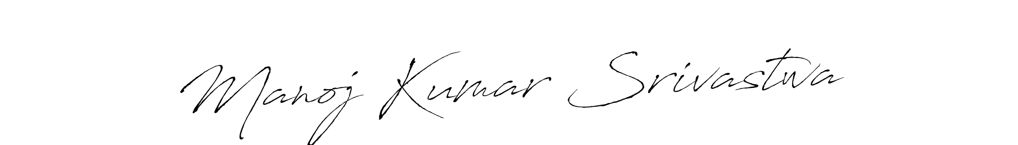 Manoj Kumar Srivastwa stylish signature style. Best Handwritten Sign (Antro_Vectra) for my name. Handwritten Signature Collection Ideas for my name Manoj Kumar Srivastwa. Manoj Kumar Srivastwa signature style 6 images and pictures png