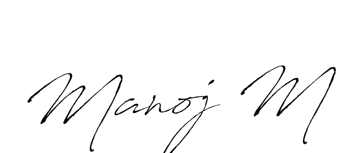 You should practise on your own different ways (Antro_Vectra) to write your name (Manoj M) in signature. don't let someone else do it for you. Manoj M signature style 6 images and pictures png