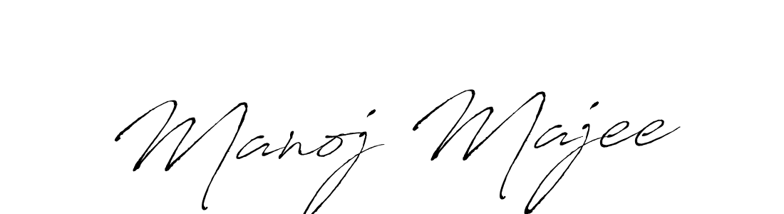 Use a signature maker to create a handwritten signature online. With this signature software, you can design (Antro_Vectra) your own signature for name Manoj Majee. Manoj Majee signature style 6 images and pictures png