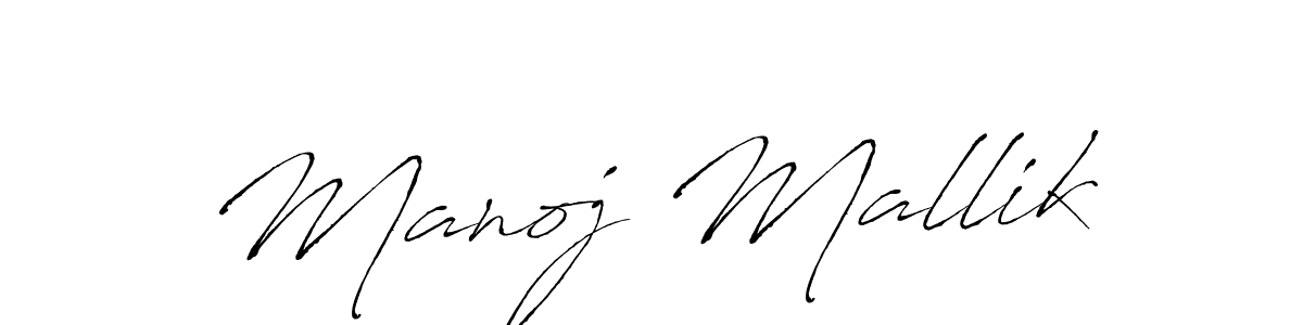 How to make Manoj Mallik signature? Antro_Vectra is a professional autograph style. Create handwritten signature for Manoj Mallik name. Manoj Mallik signature style 6 images and pictures png
