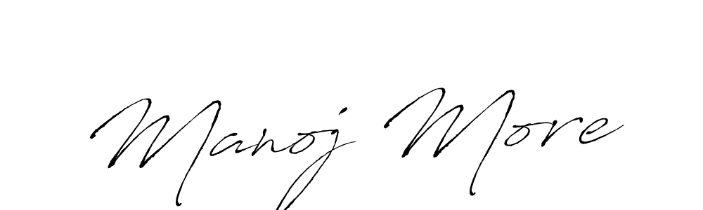 Also we have Manoj More name is the best signature style. Create professional handwritten signature collection using Antro_Vectra autograph style. Manoj More signature style 6 images and pictures png