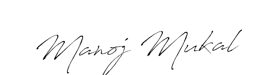 Manoj Mukal stylish signature style. Best Handwritten Sign (Antro_Vectra) for my name. Handwritten Signature Collection Ideas for my name Manoj Mukal. Manoj Mukal signature style 6 images and pictures png