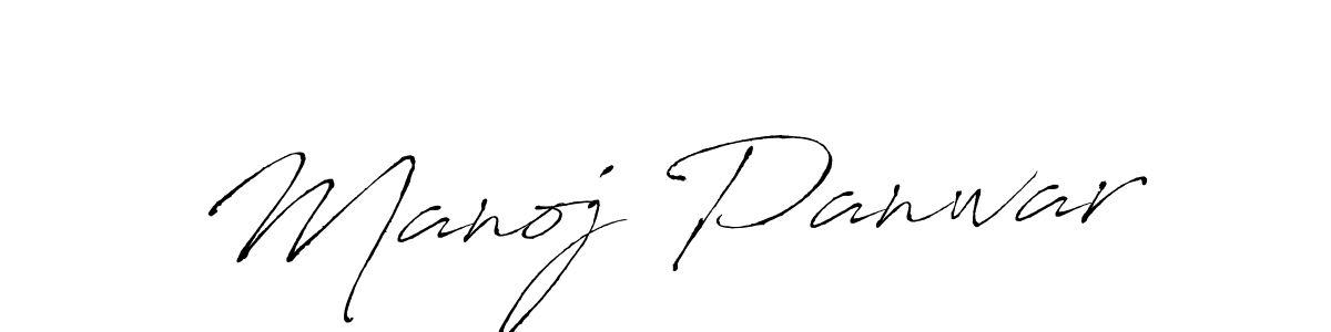 Make a beautiful signature design for name Manoj Panwar. With this signature (Antro_Vectra) style, you can create a handwritten signature for free. Manoj Panwar signature style 6 images and pictures png