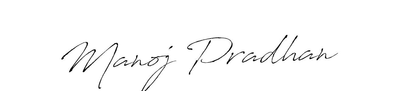 Manoj Pradhan stylish signature style. Best Handwritten Sign (Antro_Vectra) for my name. Handwritten Signature Collection Ideas for my name Manoj Pradhan. Manoj Pradhan signature style 6 images and pictures png