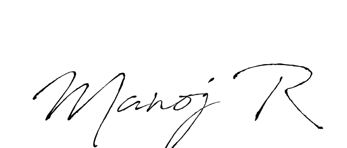 This is the best signature style for the Manoj R name. Also you like these signature font (Antro_Vectra). Mix name signature. Manoj R signature style 6 images and pictures png