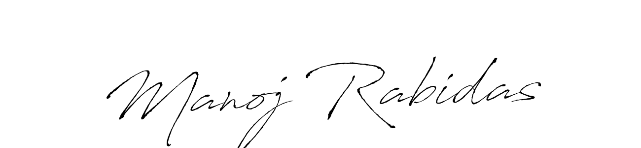 Also we have Manoj Rabidas name is the best signature style. Create professional handwritten signature collection using Antro_Vectra autograph style. Manoj Rabidas signature style 6 images and pictures png