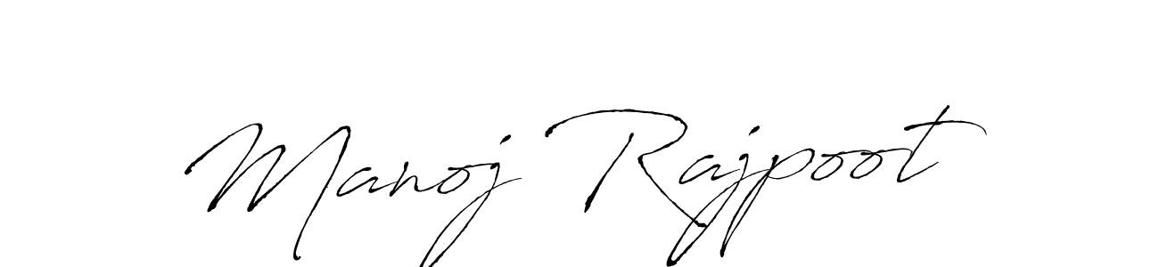 Manoj Rajpoot stylish signature style. Best Handwritten Sign (Antro_Vectra) for my name. Handwritten Signature Collection Ideas for my name Manoj Rajpoot. Manoj Rajpoot signature style 6 images and pictures png