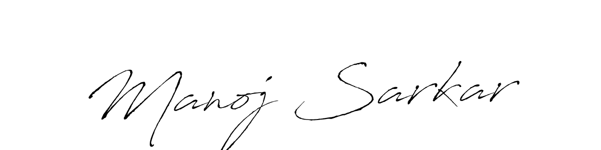 Design your own signature with our free online signature maker. With this signature software, you can create a handwritten (Antro_Vectra) signature for name Manoj Sarkar. Manoj Sarkar signature style 6 images and pictures png