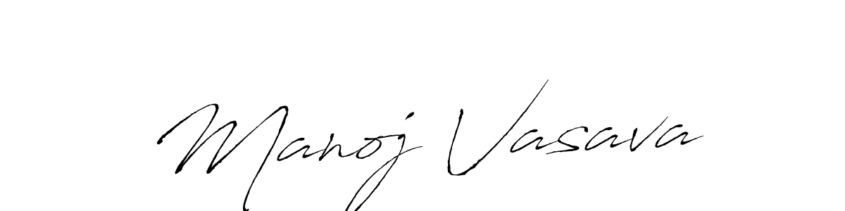Use a signature maker to create a handwritten signature online. With this signature software, you can design (Antro_Vectra) your own signature for name Manoj Vasava. Manoj Vasava signature style 6 images and pictures png