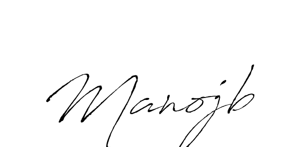 Create a beautiful signature design for name Manojb. With this signature (Antro_Vectra) fonts, you can make a handwritten signature for free. Manojb signature style 6 images and pictures png