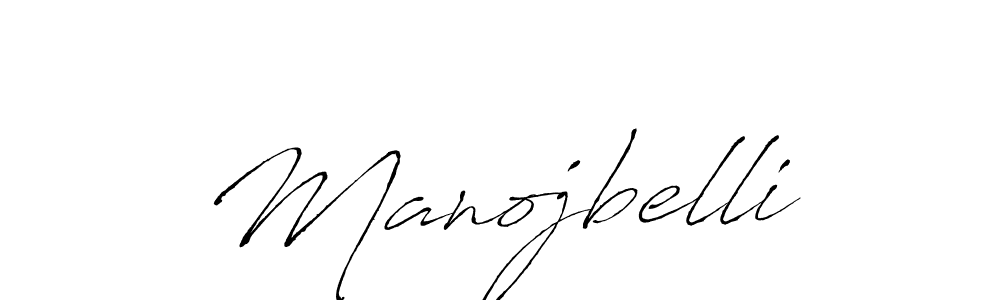 Create a beautiful signature design for name Manojbelli. With this signature (Antro_Vectra) fonts, you can make a handwritten signature for free. Manojbelli signature style 6 images and pictures png