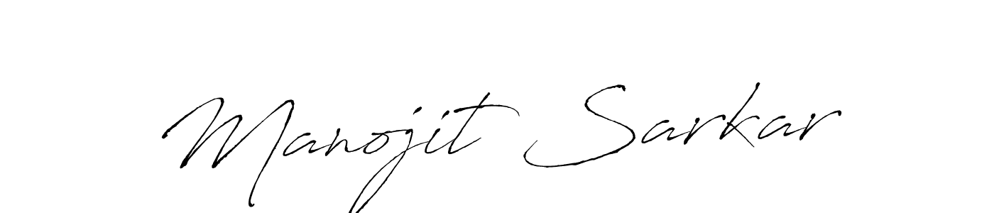 Design your own signature with our free online signature maker. With this signature software, you can create a handwritten (Antro_Vectra) signature for name Manojit Sarkar. Manojit Sarkar signature style 6 images and pictures png