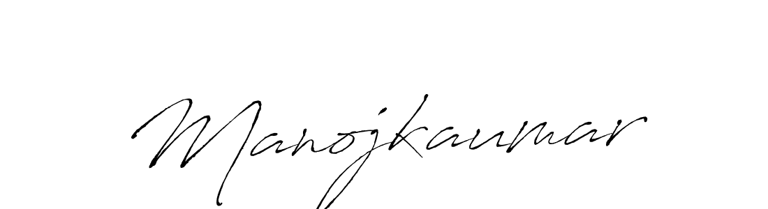 How to make Manojkaumar name signature. Use Antro_Vectra style for creating short signs online. This is the latest handwritten sign. Manojkaumar signature style 6 images and pictures png