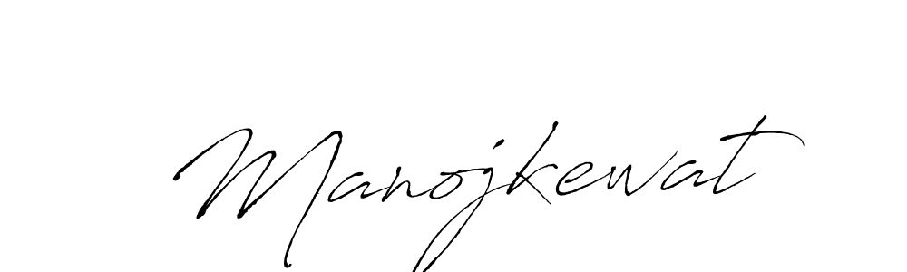 Make a beautiful signature design for name Manojkewat. With this signature (Antro_Vectra) style, you can create a handwritten signature for free. Manojkewat signature style 6 images and pictures png