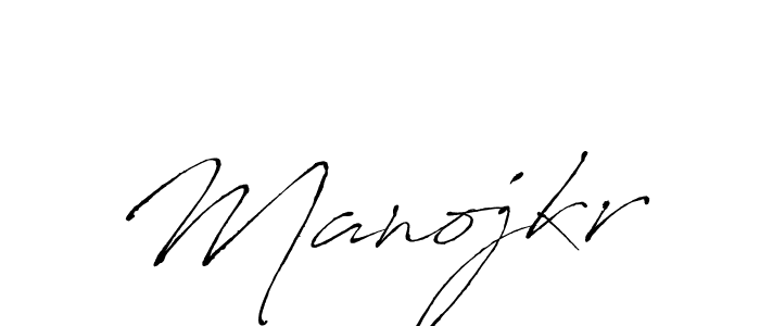 Use a signature maker to create a handwritten signature online. With this signature software, you can design (Antro_Vectra) your own signature for name Manojkr. Manojkr signature style 6 images and pictures png