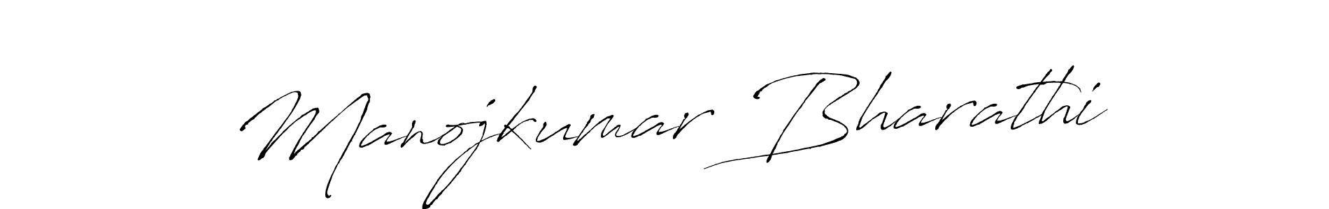 This is the best signature style for the Manojkumar Bharathi name. Also you like these signature font (Antro_Vectra). Mix name signature. Manojkumar Bharathi signature style 6 images and pictures png