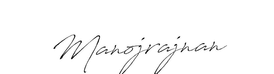 Make a beautiful signature design for name Manojrajnan. With this signature (Antro_Vectra) style, you can create a handwritten signature for free. Manojrajnan signature style 6 images and pictures png