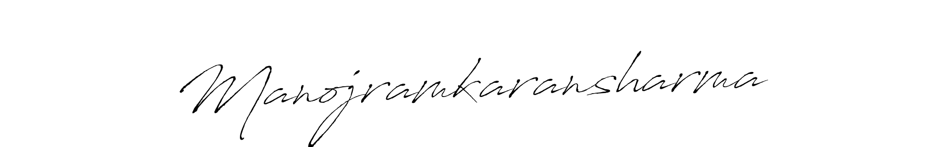 You should practise on your own different ways (Antro_Vectra) to write your name (Manojramkaransharma) in signature. don't let someone else do it for you. Manojramkaransharma signature style 6 images and pictures png
