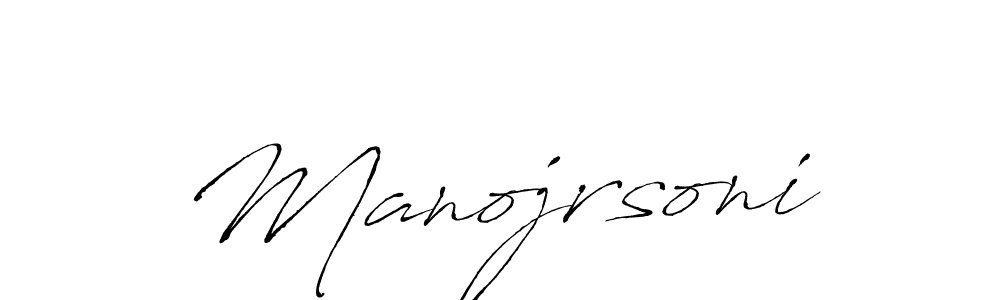 Use a signature maker to create a handwritten signature online. With this signature software, you can design (Antro_Vectra) your own signature for name Manojrsoni. Manojrsoni signature style 6 images and pictures png