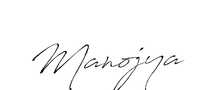 Design your own signature with our free online signature maker. With this signature software, you can create a handwritten (Antro_Vectra) signature for name Manojya. Manojya signature style 6 images and pictures png