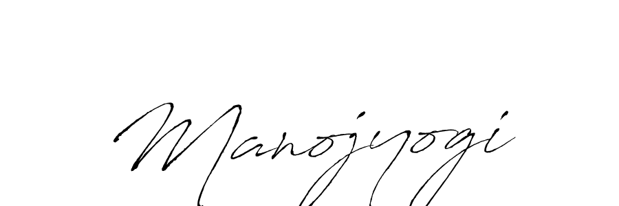 Also we have Manojyogi name is the best signature style. Create professional handwritten signature collection using Antro_Vectra autograph style. Manojyogi signature style 6 images and pictures png