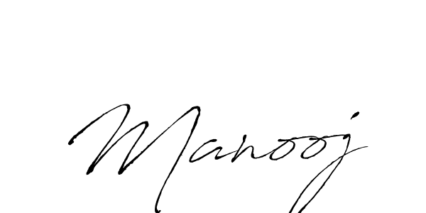 Make a beautiful signature design for name Manooj. With this signature (Antro_Vectra) style, you can create a handwritten signature for free. Manooj signature style 6 images and pictures png