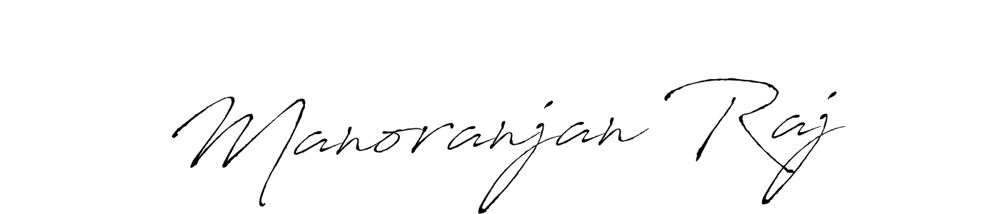 It looks lik you need a new signature style for name Manoranjan Raj. Design unique handwritten (Antro_Vectra) signature with our free signature maker in just a few clicks. Manoranjan Raj signature style 6 images and pictures png