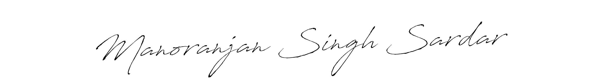 Use a signature maker to create a handwritten signature online. With this signature software, you can design (Antro_Vectra) your own signature for name Manoranjan Singh Sardar. Manoranjan Singh Sardar signature style 6 images and pictures png