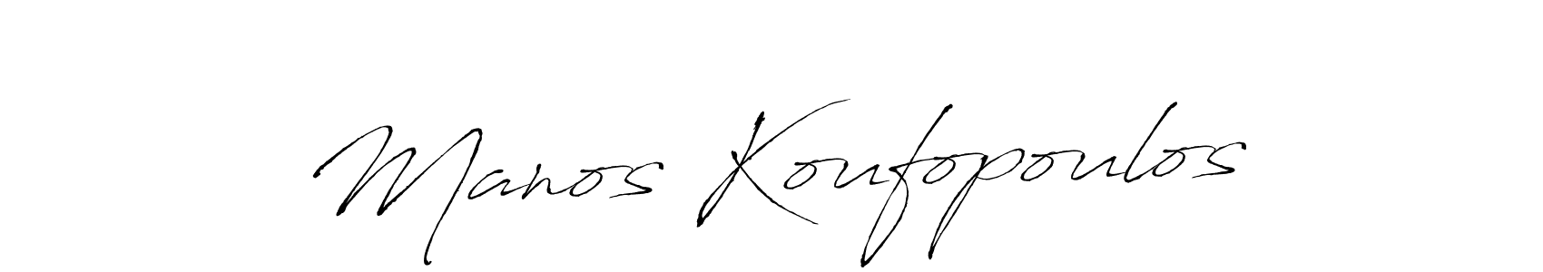 Best and Professional Signature Style for Manos Koufopoulos. Antro_Vectra Best Signature Style Collection. Manos Koufopoulos signature style 6 images and pictures png