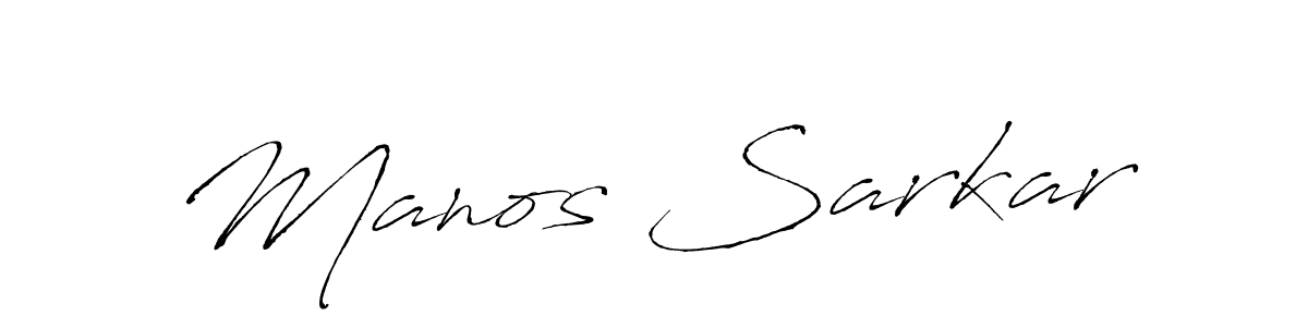 You should practise on your own different ways (Antro_Vectra) to write your name (Manos Sarkar) in signature. don't let someone else do it for you. Manos Sarkar signature style 6 images and pictures png