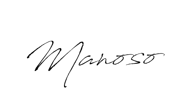 Also we have Manoso name is the best signature style. Create professional handwritten signature collection using Antro_Vectra autograph style. Manoso signature style 6 images and pictures png
