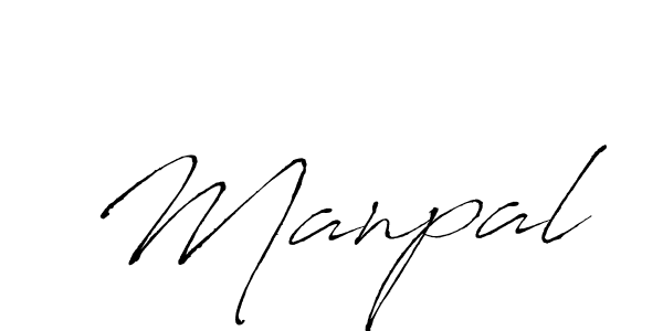 Design your own signature with our free online signature maker. With this signature software, you can create a handwritten (Antro_Vectra) signature for name Manpal. Manpal signature style 6 images and pictures png