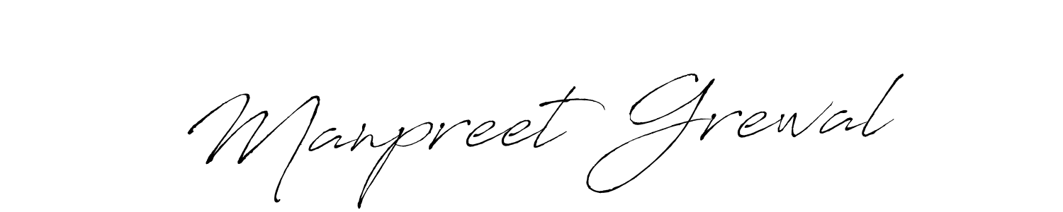Use a signature maker to create a handwritten signature online. With this signature software, you can design (Antro_Vectra) your own signature for name Manpreet Grewal. Manpreet Grewal signature style 6 images and pictures png