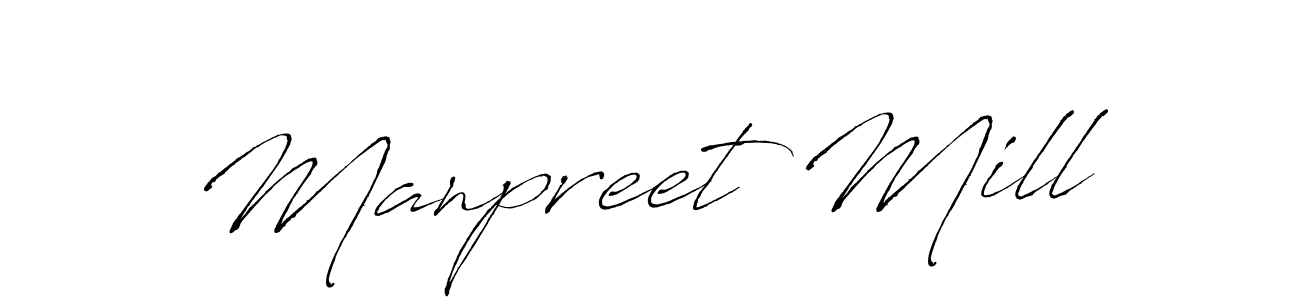 It looks lik you need a new signature style for name Manpreet Mill. Design unique handwritten (Antro_Vectra) signature with our free signature maker in just a few clicks. Manpreet Mill signature style 6 images and pictures png