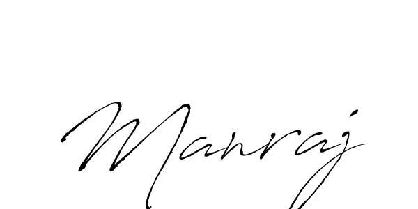 Design your own signature with our free online signature maker. With this signature software, you can create a handwritten (Antro_Vectra) signature for name Manraj. Manraj signature style 6 images and pictures png