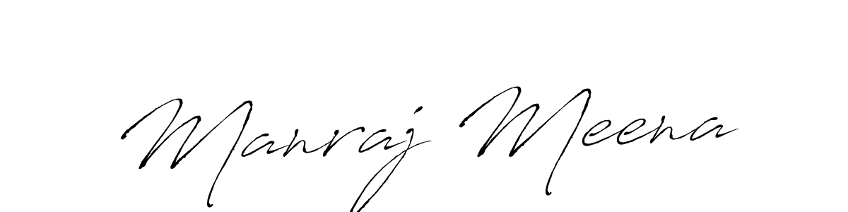 Antro_Vectra is a professional signature style that is perfect for those who want to add a touch of class to their signature. It is also a great choice for those who want to make their signature more unique. Get Manraj Meena name to fancy signature for free. Manraj Meena signature style 6 images and pictures png