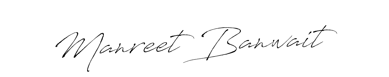 This is the best signature style for the Manreet Banwait name. Also you like these signature font (Antro_Vectra). Mix name signature. Manreet Banwait signature style 6 images and pictures png