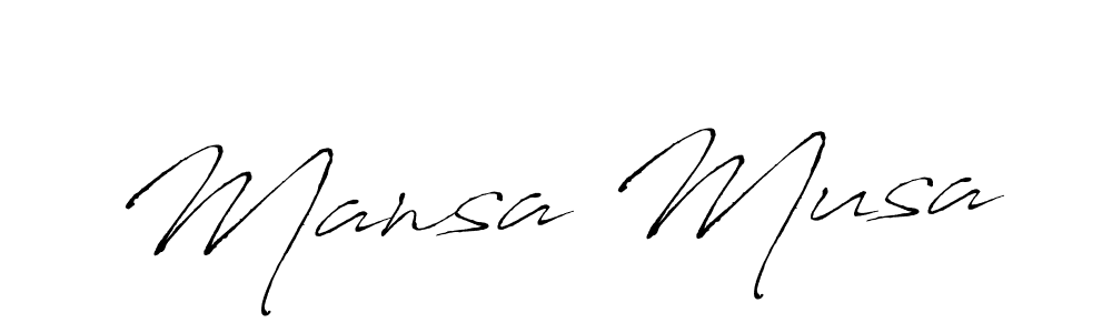 You should practise on your own different ways (Antro_Vectra) to write your name (Mansa Musa) in signature. don't let someone else do it for you. Mansa Musa signature style 6 images and pictures png