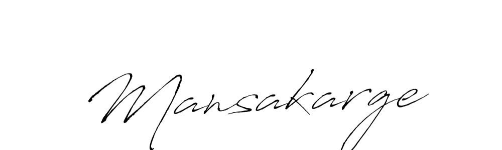 Also we have Mansakarge name is the best signature style. Create professional handwritten signature collection using Antro_Vectra autograph style. Mansakarge signature style 6 images and pictures png