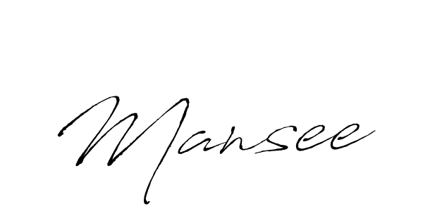 Antro_Vectra is a professional signature style that is perfect for those who want to add a touch of class to their signature. It is also a great choice for those who want to make their signature more unique. Get Mansee name to fancy signature for free. Mansee signature style 6 images and pictures png