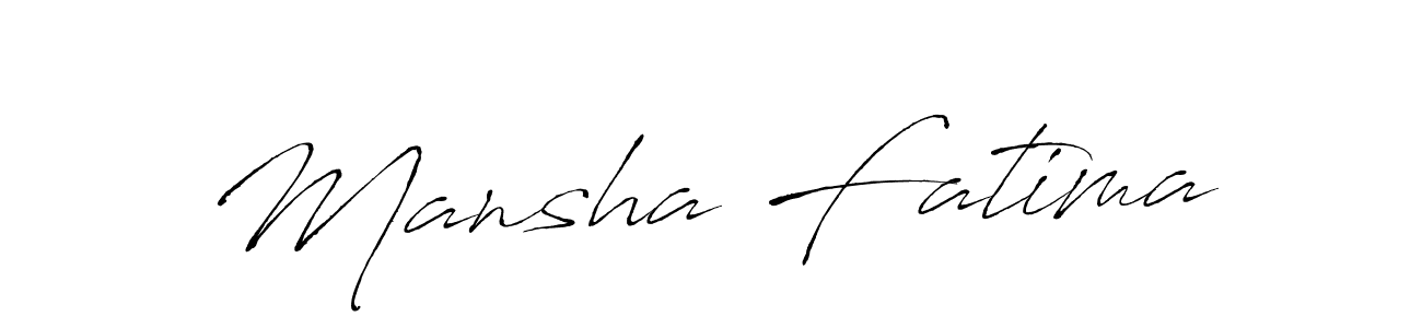 You can use this online signature creator to create a handwritten signature for the name Mansha Fatima. This is the best online autograph maker. Mansha Fatima signature style 6 images and pictures png