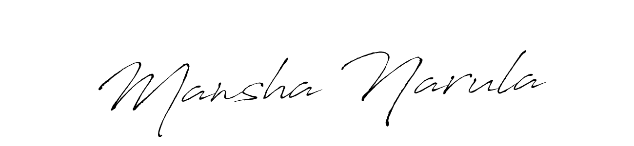 Similarly Antro_Vectra is the best handwritten signature design. Signature creator online .You can use it as an online autograph creator for name Mansha Narula. Mansha Narula signature style 6 images and pictures png