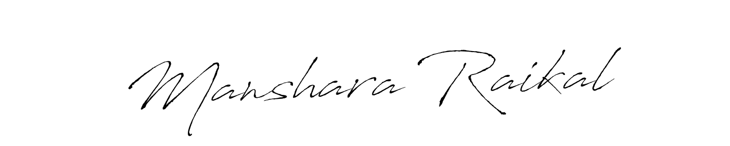 Similarly Antro_Vectra is the best handwritten signature design. Signature creator online .You can use it as an online autograph creator for name Manshara Raikal. Manshara Raikal signature style 6 images and pictures png