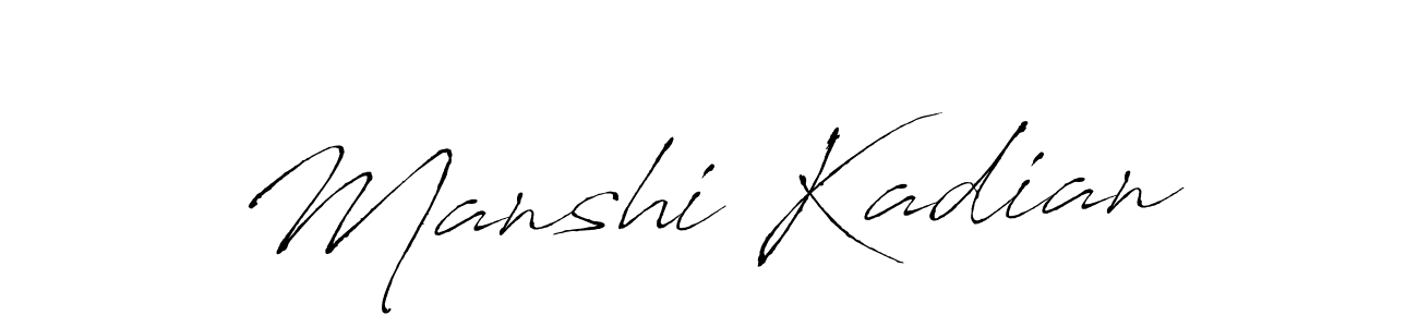 You can use this online signature creator to create a handwritten signature for the name Manshi Kadian. This is the best online autograph maker. Manshi Kadian signature style 6 images and pictures png