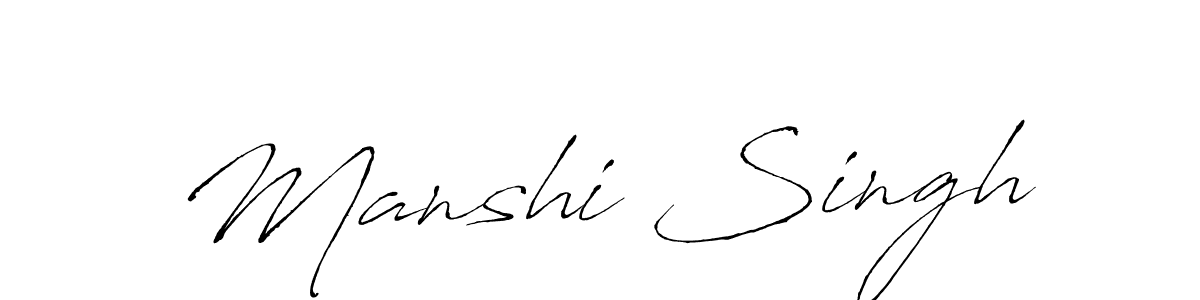 You should practise on your own different ways (Antro_Vectra) to write your name (Manshi Singh) in signature. don't let someone else do it for you. Manshi Singh signature style 6 images and pictures png